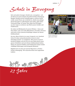 25 Jahre Schule in Bewegung“