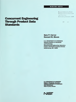 Concurrent Engineering Through Product Data Standards