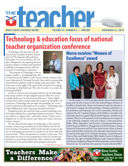 Technology & Education Focus of National Teacher Organization