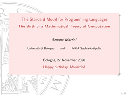 The Birth of a Mathematical Theory of Computation