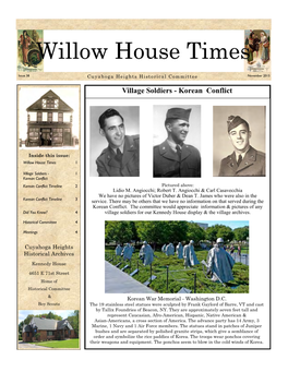 Willow House Times