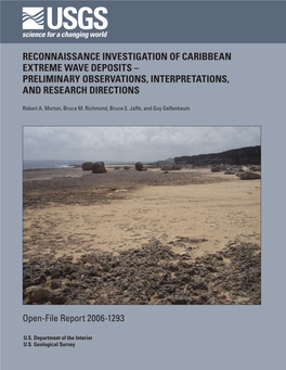 Reconnaissance Investigation of Caribbean Extreme Wave Deposits – Preliminary Observations, Interpretations, and Research Directions