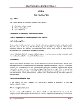 Geotechnical Engineering-2