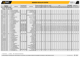 Midweek Regular Coupon 14/06/2021 11:46 1 / 2