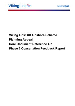 Cdc13 Phase 2 Consultation Feedback Report