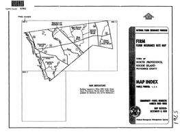 Flood Insurance Rate Map, North Providence, Ri