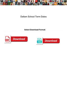 Dallam School Term Dates