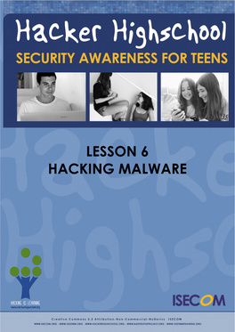 Lesson 6: Hacking Malware