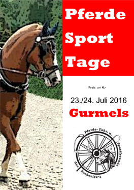 Pferde Sport Tage