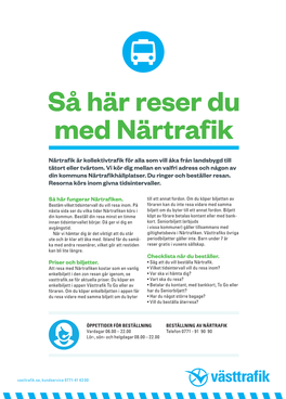 Närtrafik Tranemo