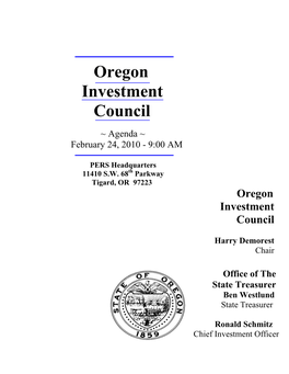 Oregon Investment Council