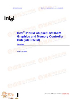 Intel 815EM Chipset: 82815EM Graphics and Memory Controller