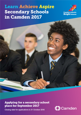 Learn Achieve Aspire Secondary Schools in Camden 2017