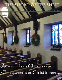 Advent Tells Us Christ Is Near;