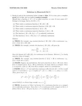 Solutions to Homework Set 5