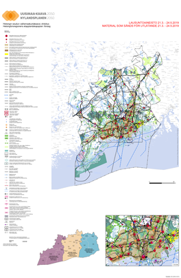 LAUSUNTOAINEISTO 21.3. - 24.5.2019 Helsingforsregionens Etapplandskapsplan: Förslag MATERIAL SOM SÄNDS FÖR UTLÅTANDE 21.3