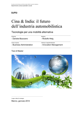 Cina & India: Il Futuro Dell'industria Automobilistica