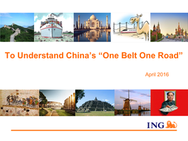 One Belt One Road Introduction