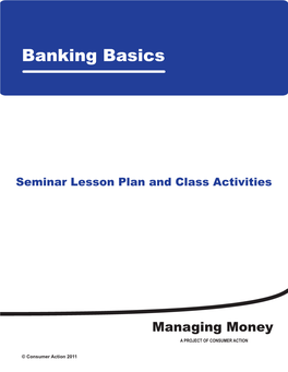 Banking Basics