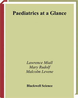 Paediatrics at a Glance