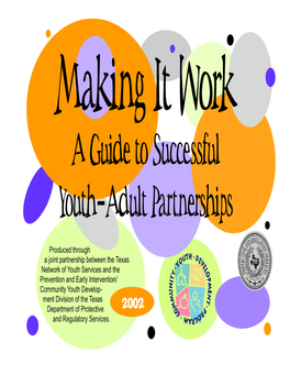 Guide to Youth-Adult Partnerships