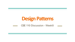 Design Patterns