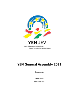 YEN General Assembly 2021