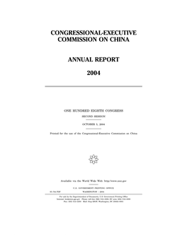 2004 Annual Report I