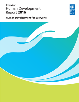 Human Development Report 2016