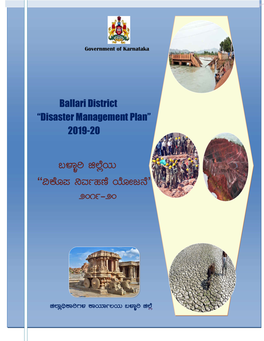 Ballari District “Disaster Management Plan” 2019-20