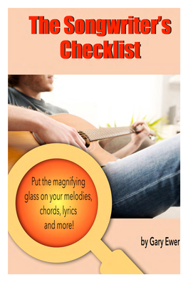 The Songwriter's Checklist