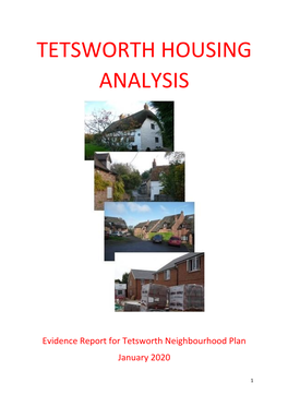 Tetsworth Housing Analysis