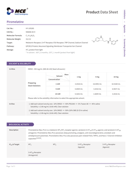 Product Data Sheet