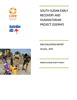 South Sudan Early Recovery and Humanitarian