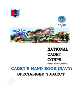 Cadet's Hand Book (Navy)