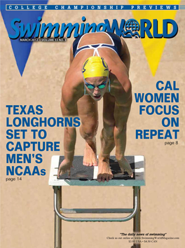 Cal Women Focus on Repeat Texas Longhorns Set To