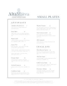 Small Plates