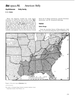 USDAFS Silvics of North America