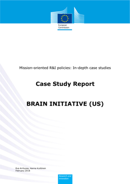 Case Study Report BRAIN INITIATIVE