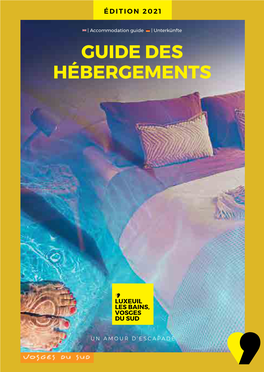 Guide Des HÉBERGEMENTS