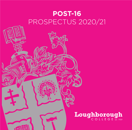 Post-16 Prospectus 2020/21 Post-16 Prospectus 2020/21 003503 09/19