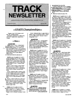 USATF Championships- Tod Long (Ok) 46.98; 6