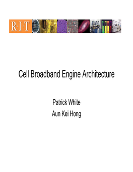 Cell Broadband Engine Architecture