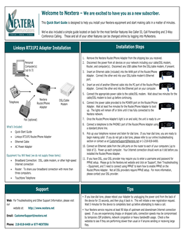 RT31P2 Adapter Setup Guide (Pdf)