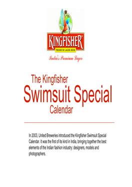 The Kingfisher Calendar