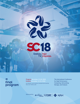 Download SC18 Final Program