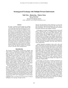 Strategyproof Exchange with Multiple Private Endowments