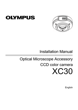 Installation Manual CCD Color Camera Optical Microscope Accessory