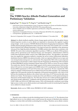 The VIIRS Sea-Ice Albedo Product Generation and Preliminary Validation