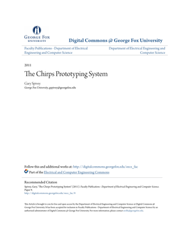 The Chirps Prototyping System